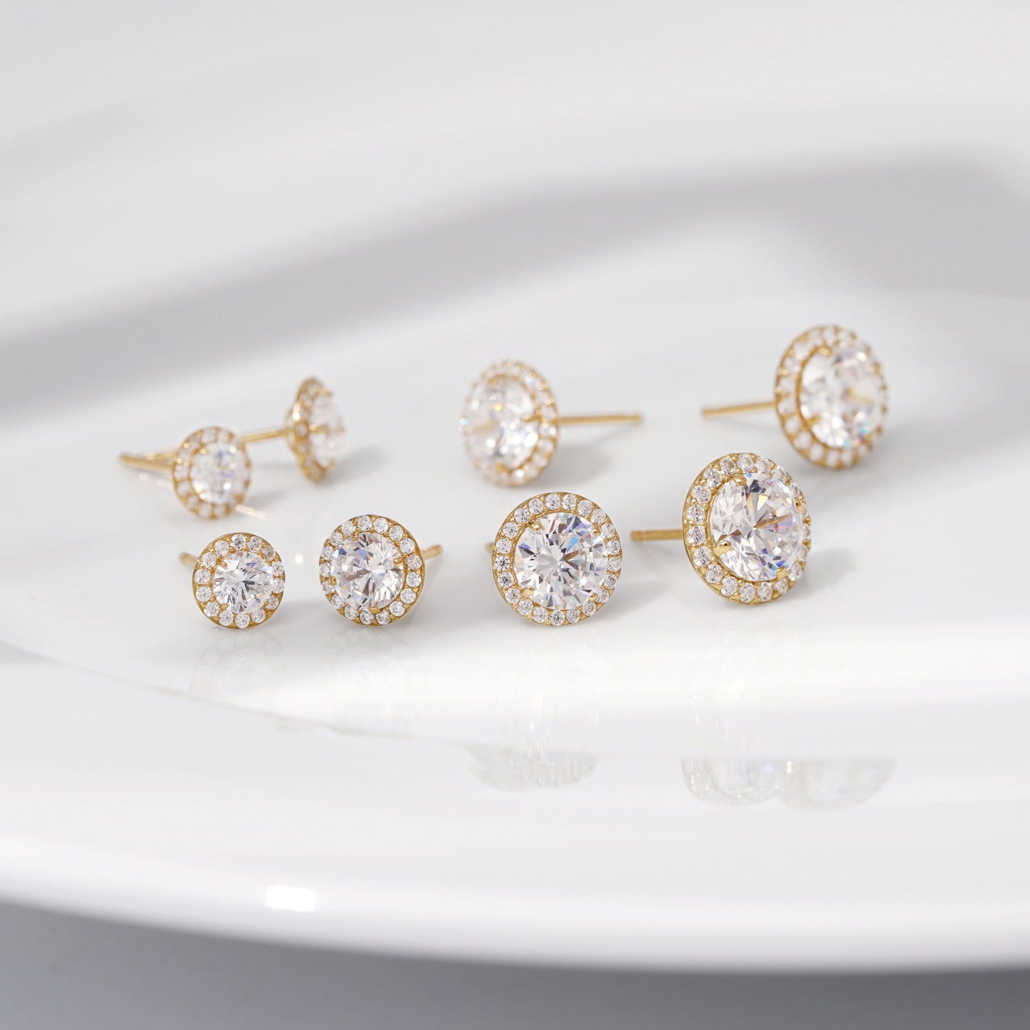 Handmade Larisa Gold Earrings 18kt gold plating – Her Treasure
